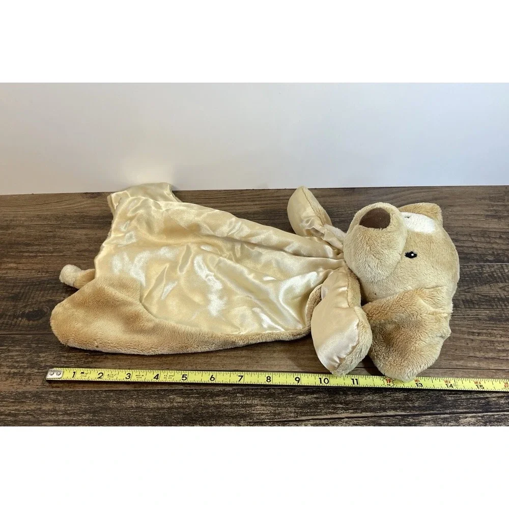 Baby Gund Tan Brown Spunky Puppy Dog Security Blanket Lovey Huggy Buddy Beige